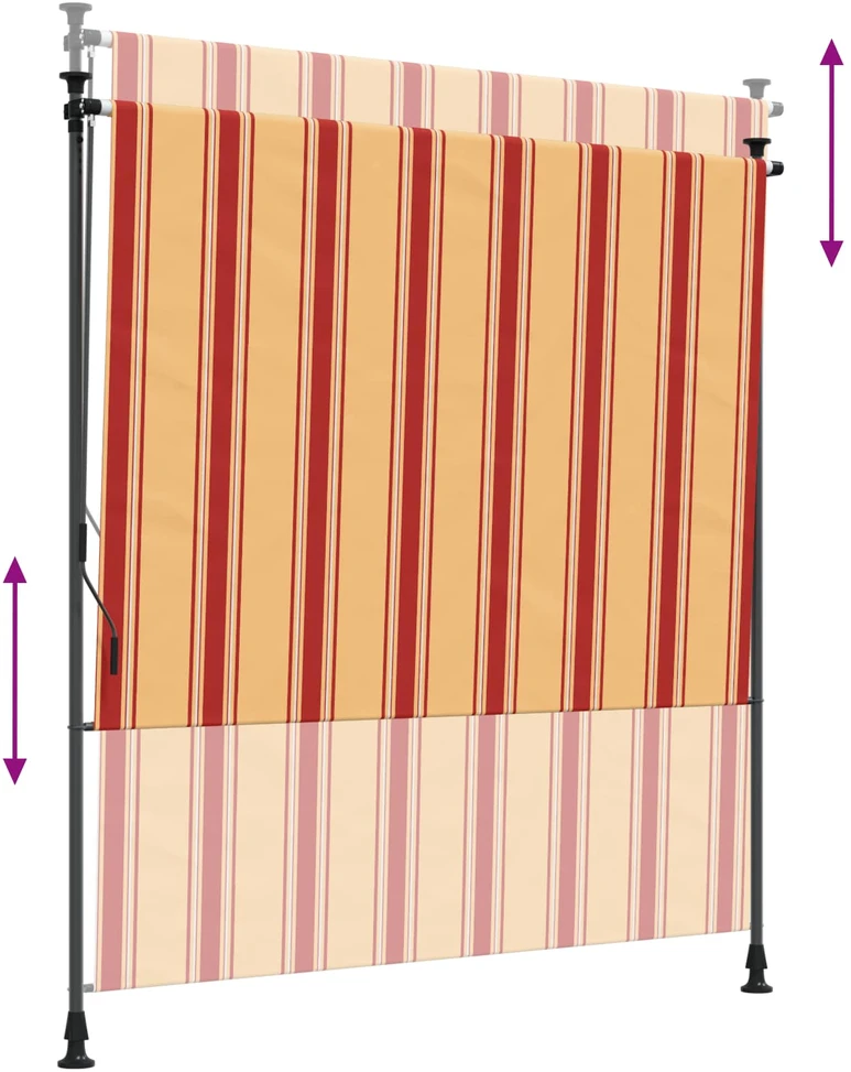 Lauko Ritininė Žaliuzė Įvairiaspalvis 120 x 270 cm