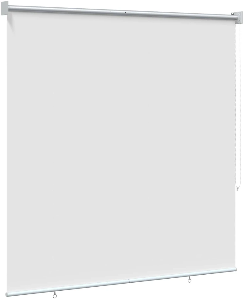 Lauko ritininė žaliuzė UV apsaugai Balta 100 x 230 cm (P x A)