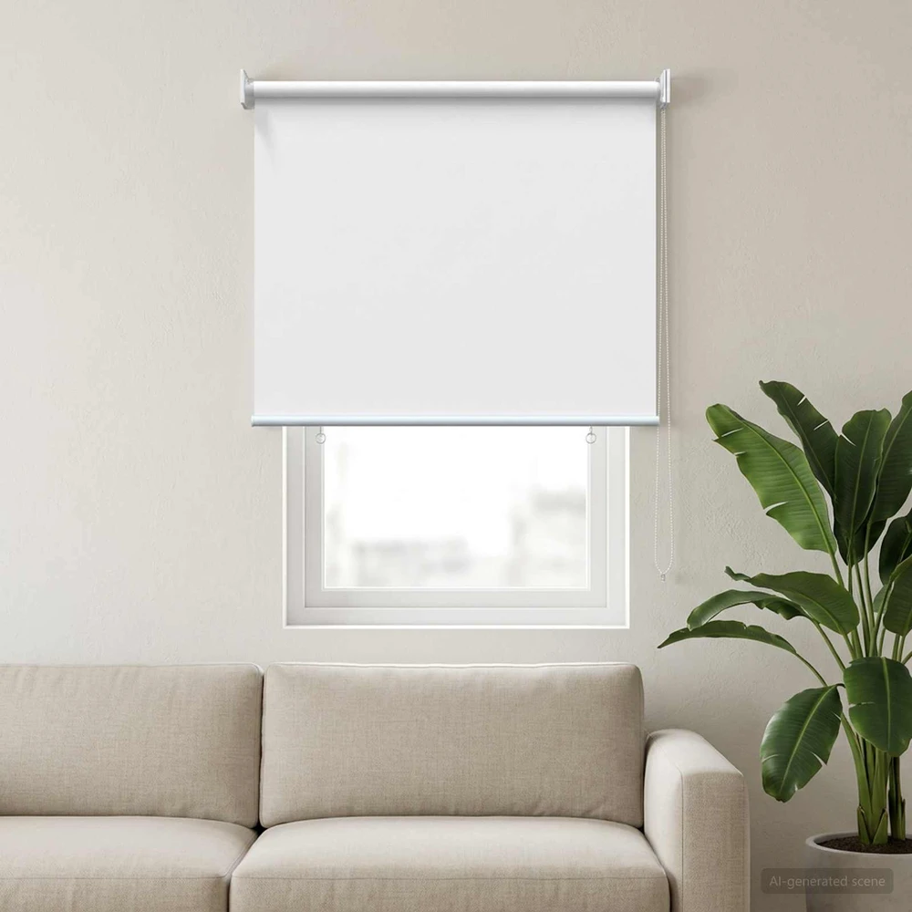 Lauko ritininė žaliuzė UV apsaugai Balta 100 x 230 cm (P x A)
