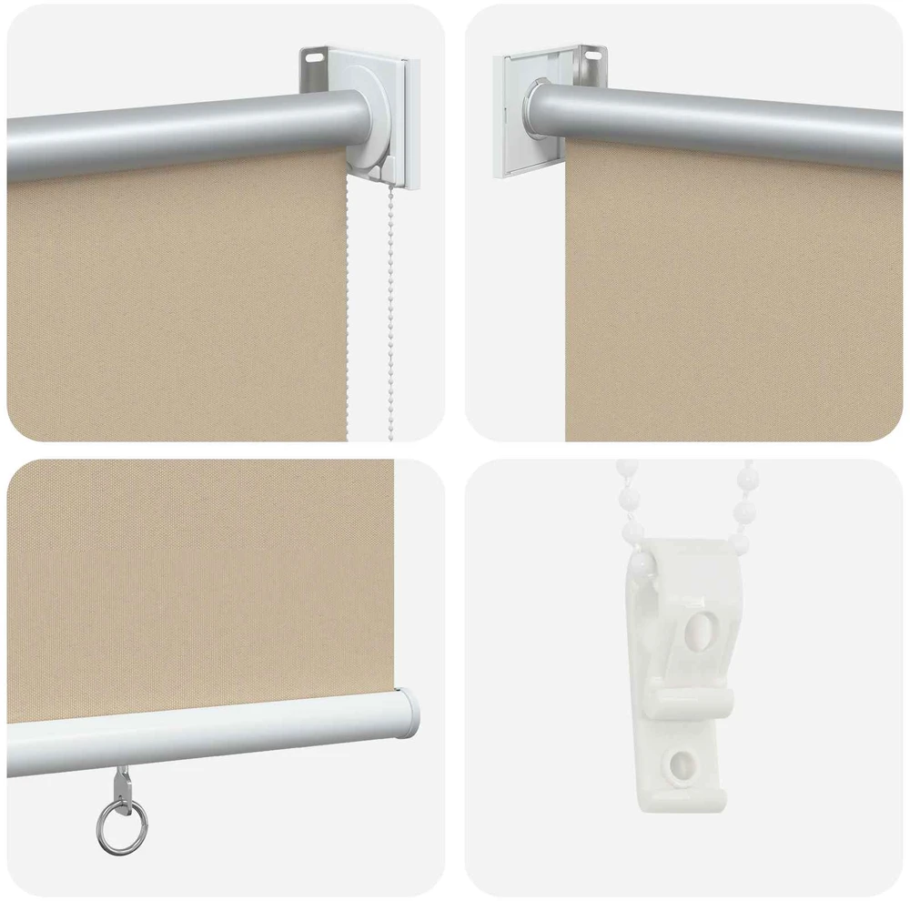 Lauko ritininė žaliuzė UV apsaugai Smėlio 100 x 230 cm (P x A)