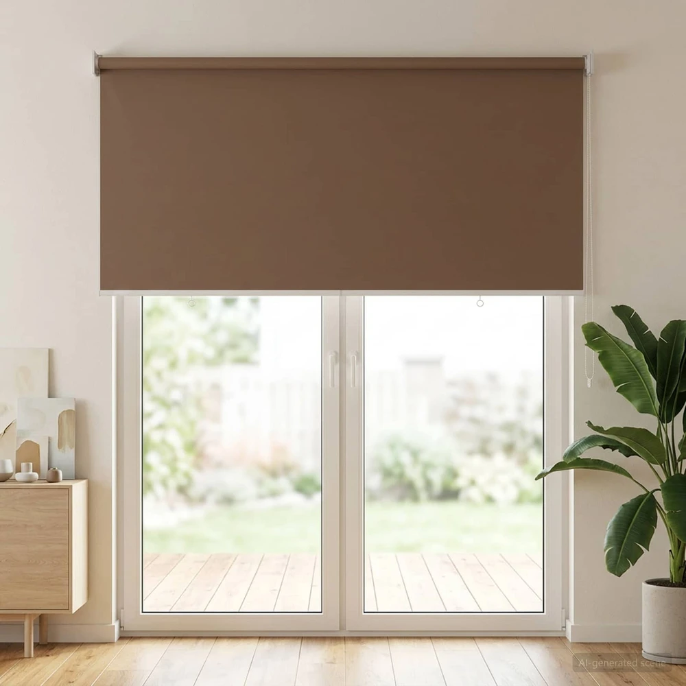 Lauko ritininė žaliuzė UV apsaugai Taupe 100 x 230 cm (P x A)