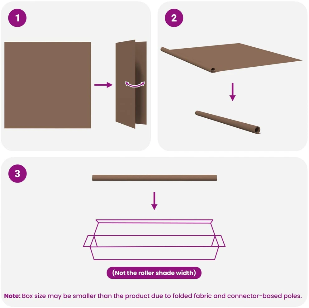 Lauko ritininė žaliuzė UV apsaugai Taupe 100 x 230 cm (P x A)