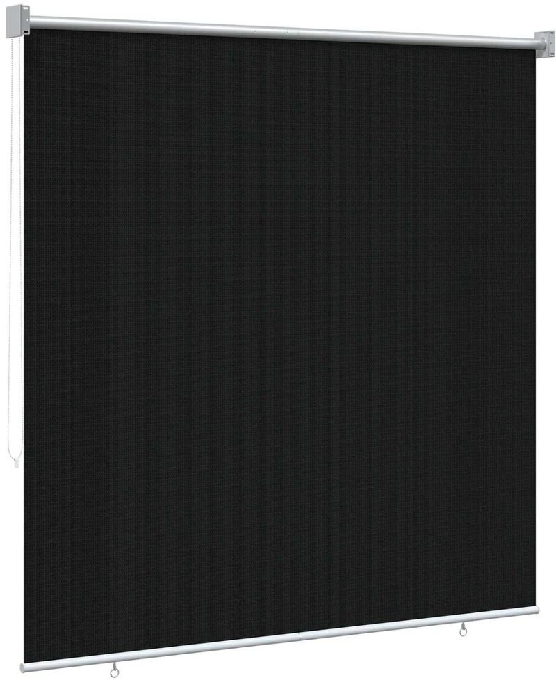 Lauko roletai 90% UV blokavimui Juoda 140 x 140 cm HDPE