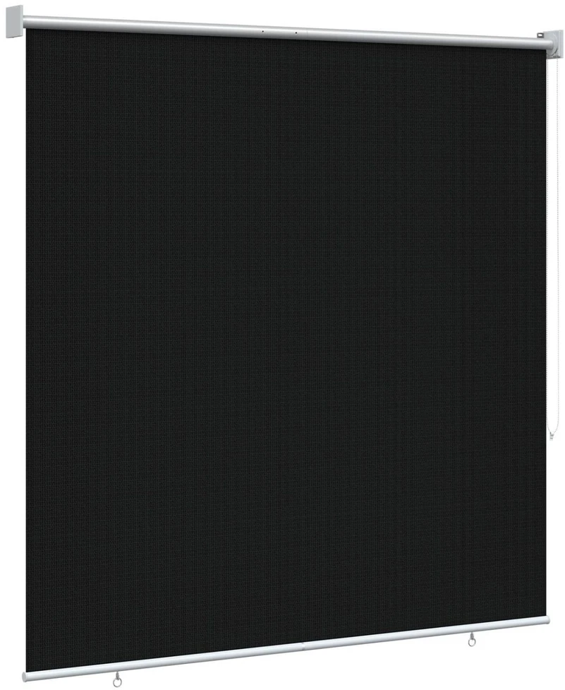 Lauko roletai 90% UV blokavimui Juoda 140 x 140 cm HDPE