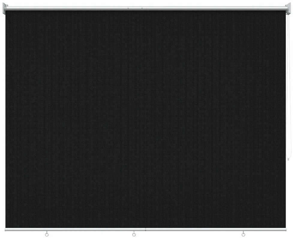 Lauko roletai 90% UV blokavimui Juoda 200 x 140 cm HDPE