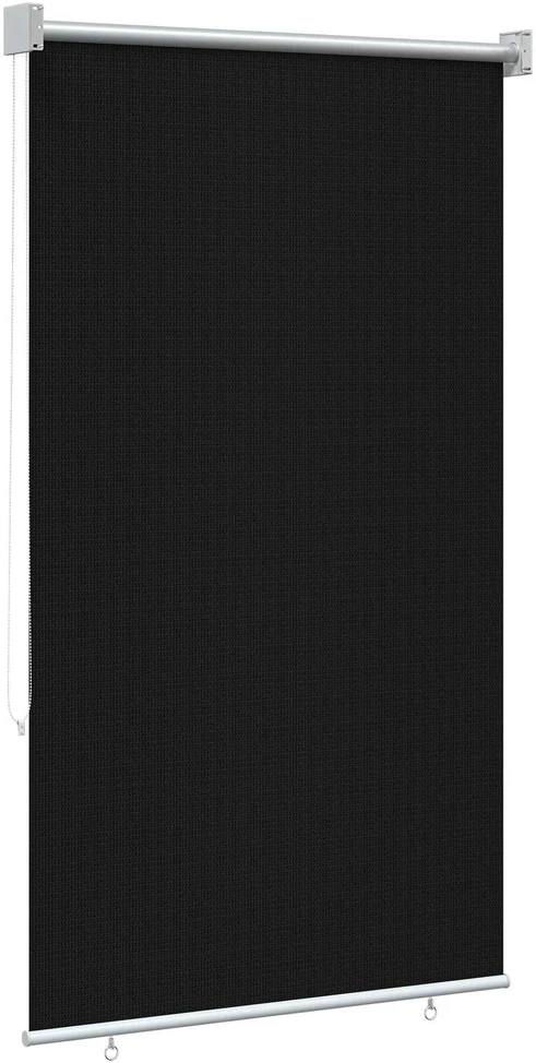 Lauko roletai 90% UV blokavimui Juoda 80 x 140 cm HDPE