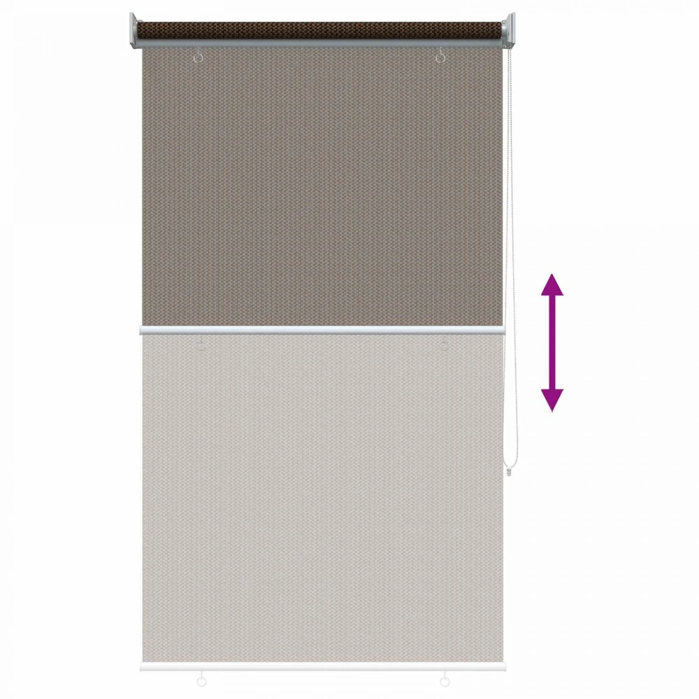 Lauko roletai 90% UV blokavimui Ruda 60 x 140 cm HDPE