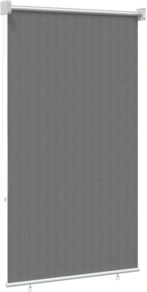 Lauko roletai 90% UV blokavimui Šviesiai pilka 80 x 140 cm HDPE
