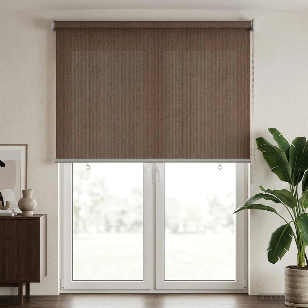 Lauko roletai 90% UV blokavimui Taupe 100 x 230 cm HDPE