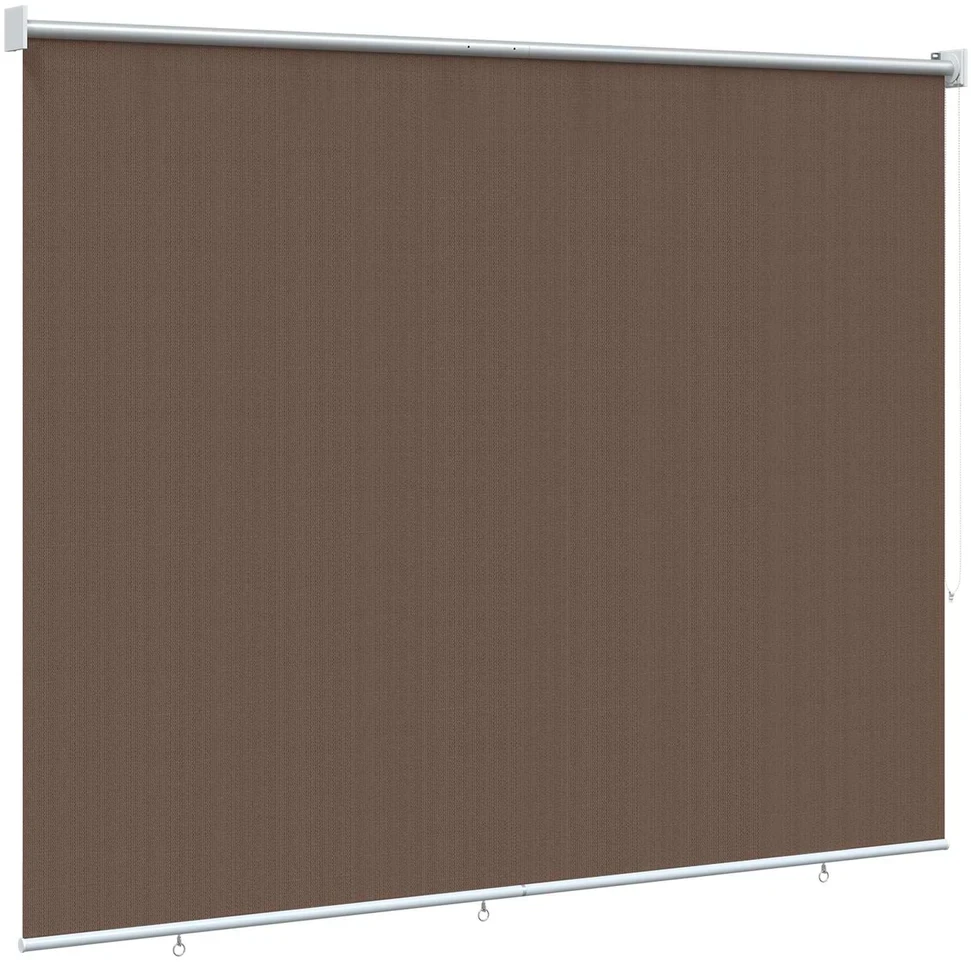 Lauko roletai 90% UV blokavimui Taupe 160 x 140 cm HDPE