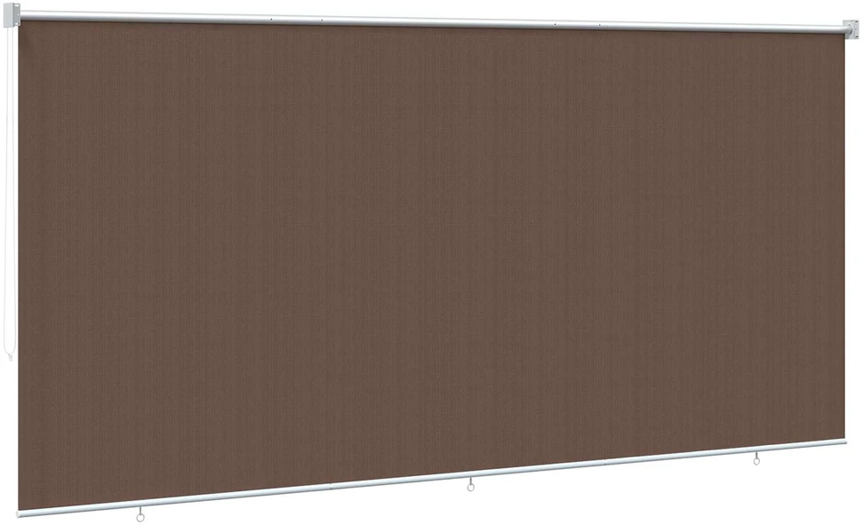Lauko roletai 90% UV blokavimui Taupe 350 x 140 cm HDPE