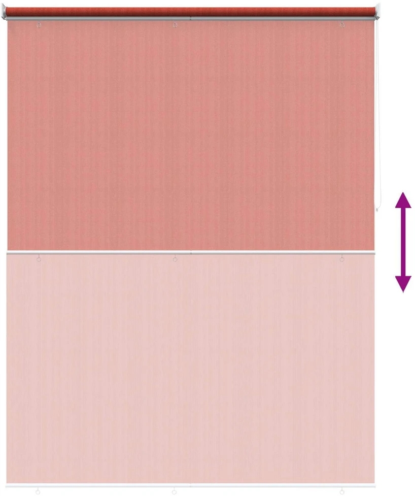 Lauko roletai 90% UV blokavimui Terakota 180 x 230 cm HDPE