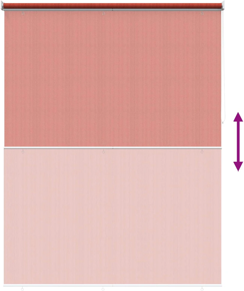 Lauko roletai 90% UV blokavimui Terakota 180 x 230 cm HDPE