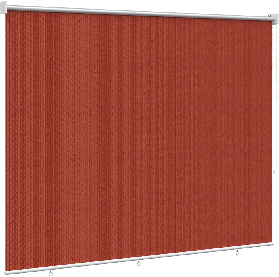 Lauko roletai 90% UV blokavimui Terakota 160 x 140 cm HDPE