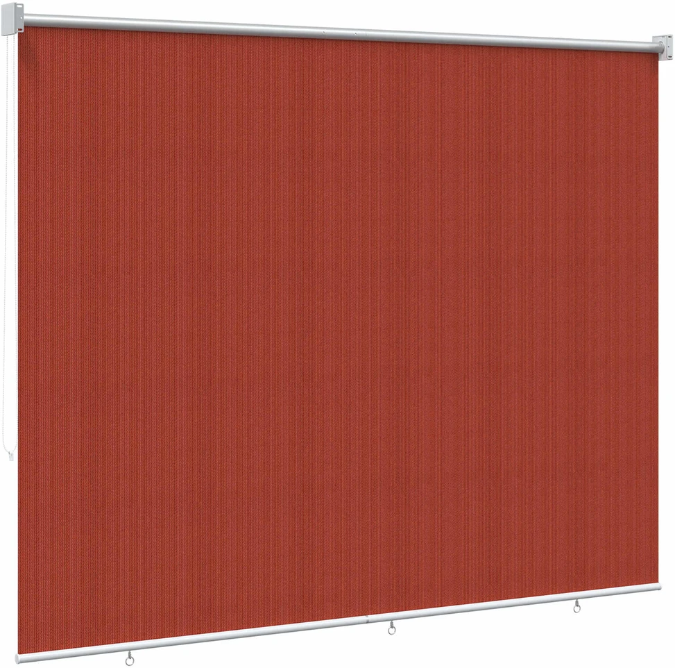 Lauko roletai 90% UV blokavimui Terakota 160 x 140 cm HDPE