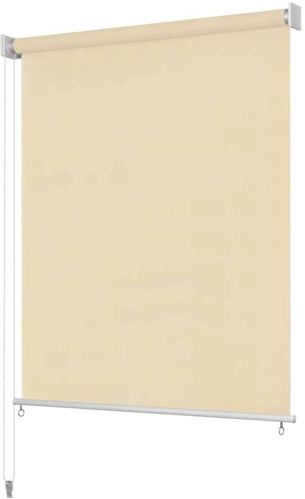 Lauko roletas, 105 (plotis) x 140 (aukštis) cm, kreminės spalvos