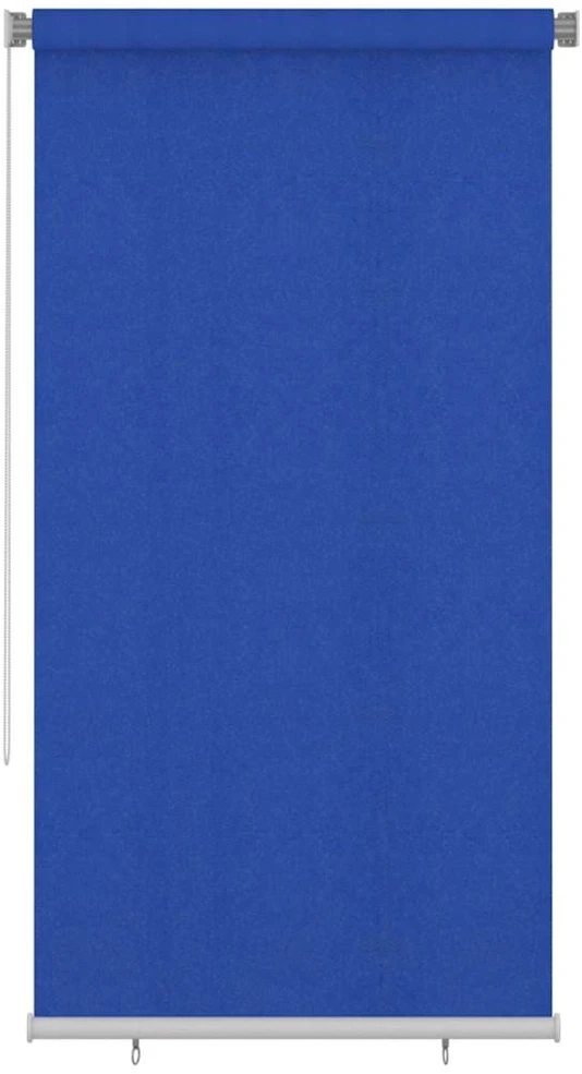 Lauko roletas, 125 (plotis) x 230 (aukštis) cm, mėlynos spalvos, HDPE