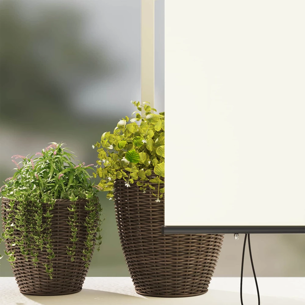 Lauko roletas, 140x250 cm, kreminės spalvos