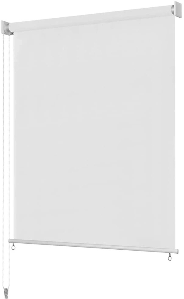 Lauko roletas, 145 (plotis) x 140 (aukštis) cm, baltos spalvos