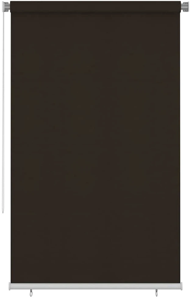 Lauko roletas, 145 (plotis) x 230 (aukštis) cm, rudos spalvos, HDPE
