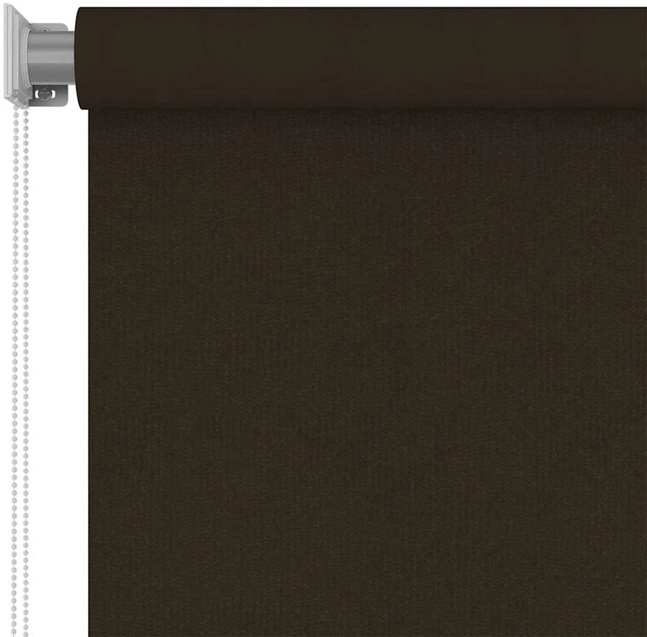 Lauko roletas, 305 (plotis) x 140 (aukštis) cm, rudos spalvos, HDPE