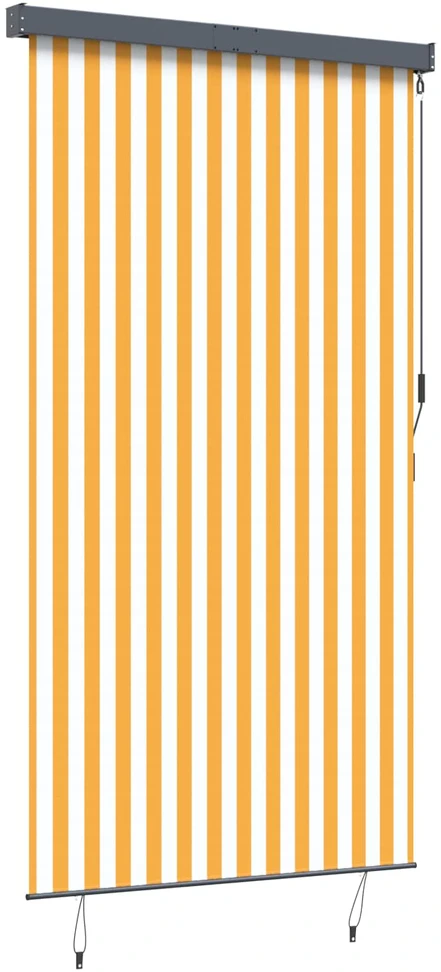 Lauko roletas, baltos ir oranžinės spalvų, 140x250cm