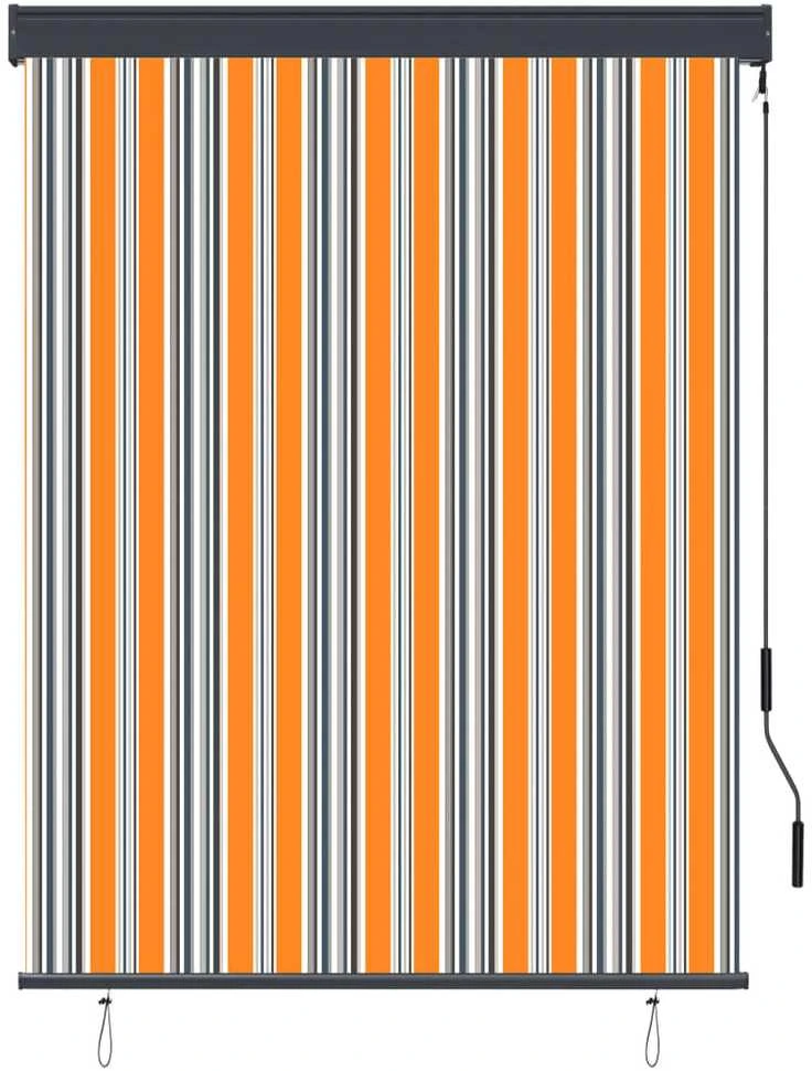 Lauko roletas, geltonos ir mėlynos spalvų, 120x250cm