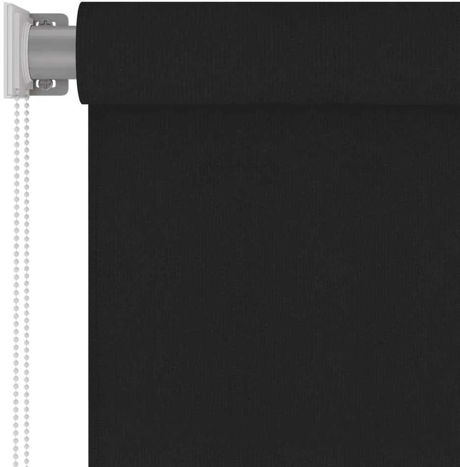 Lauko roletas, 105 (plotis) x 140 (aukštis) cm, juodos spalvos