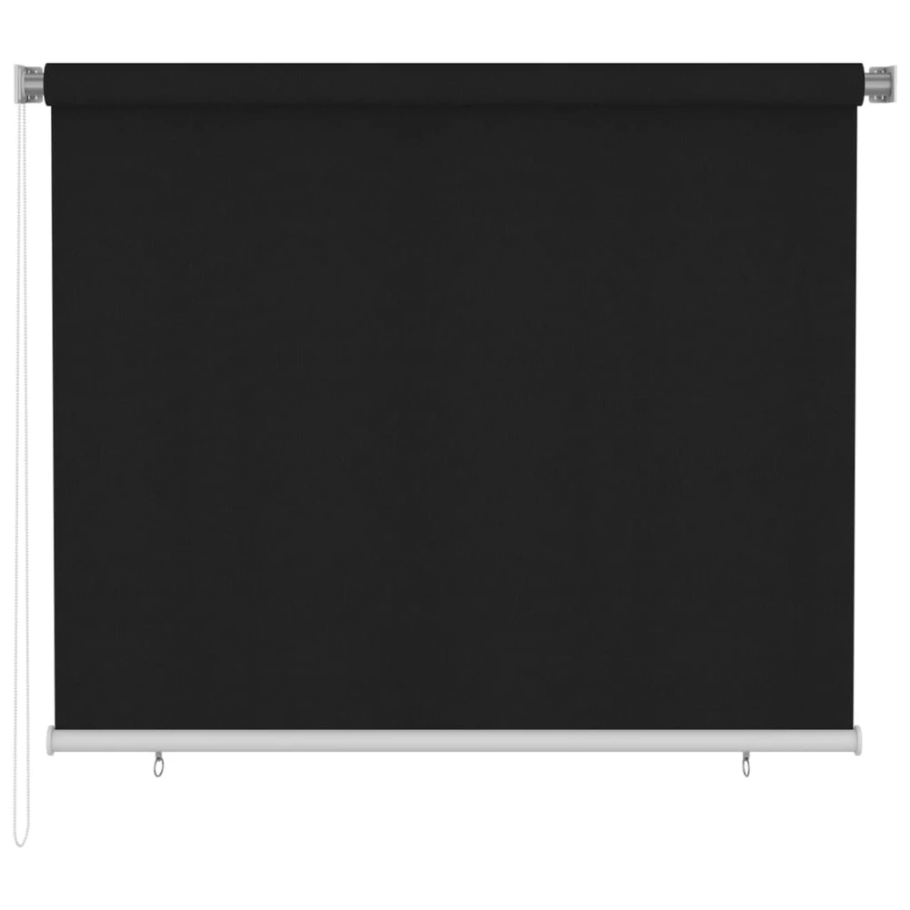 Lauko roletas, 185 (plotis) x 140 (aukštis) cm, juodos spalvos