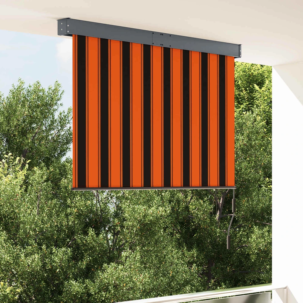 Lauko roletas, oranžinės ir rudos spalvų, 140x250cm