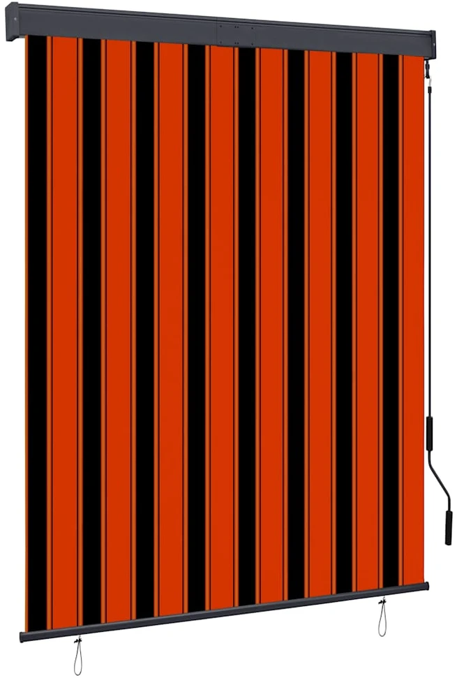 Lauko roletas, oranžinės ir rudos spalvų, 140x250cm