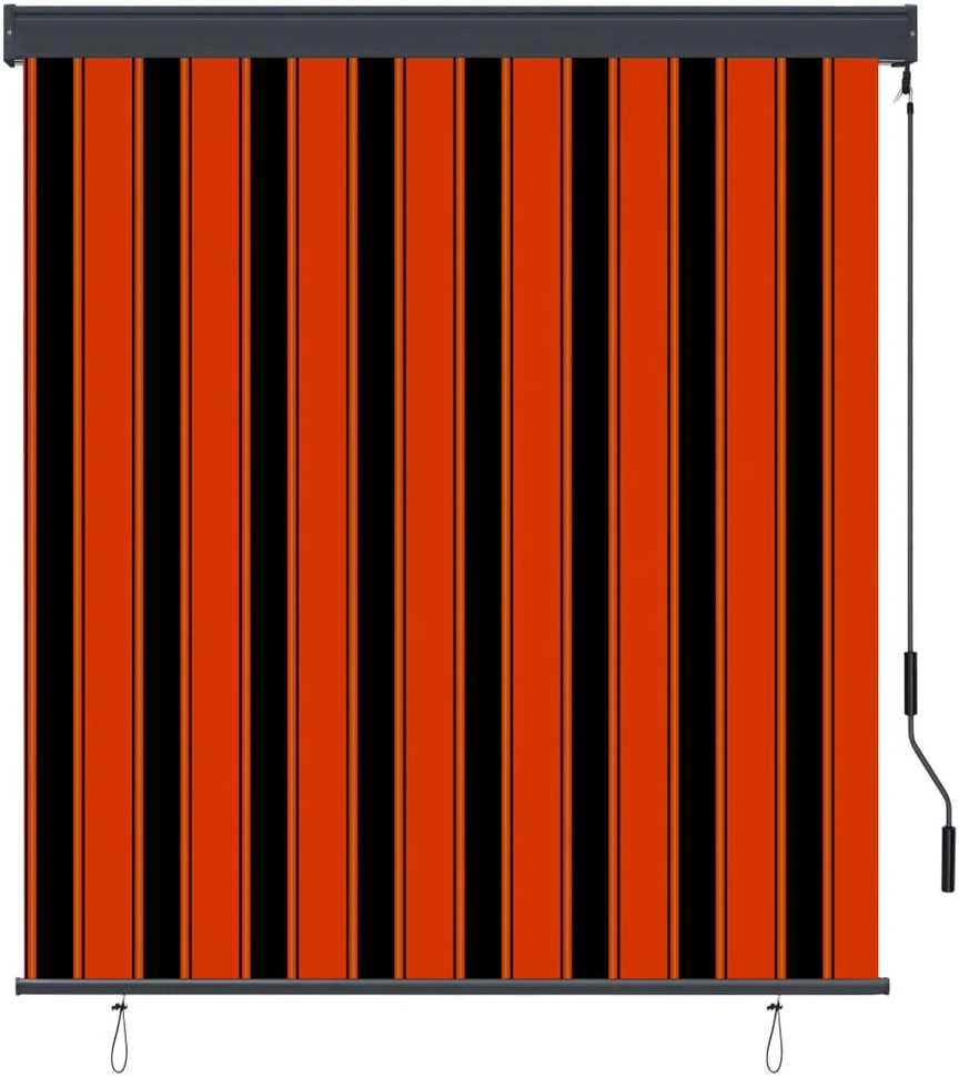 Lauko roletas, oranžinės ir rudos spalvų, 140x250cm