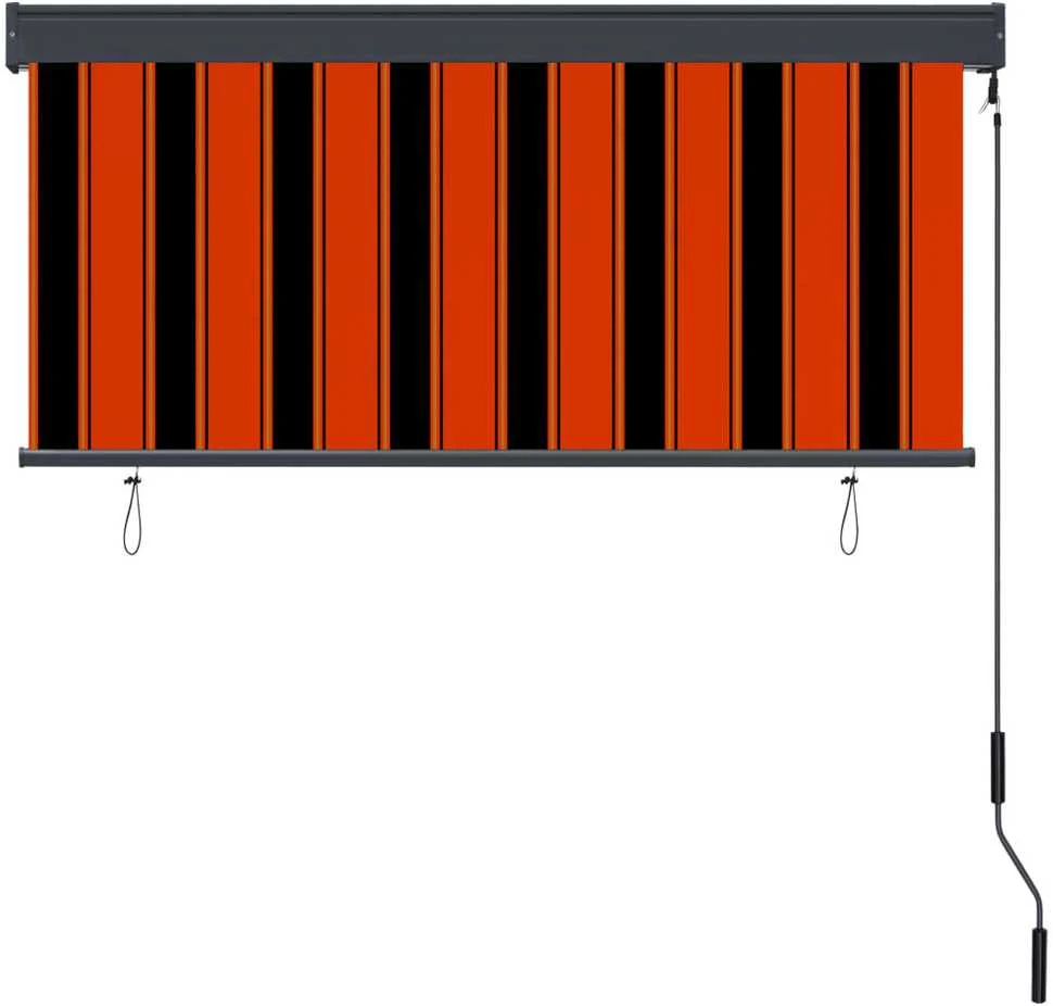 Lauko roletas, oranžinės ir rudos spalvų, 140x250cm