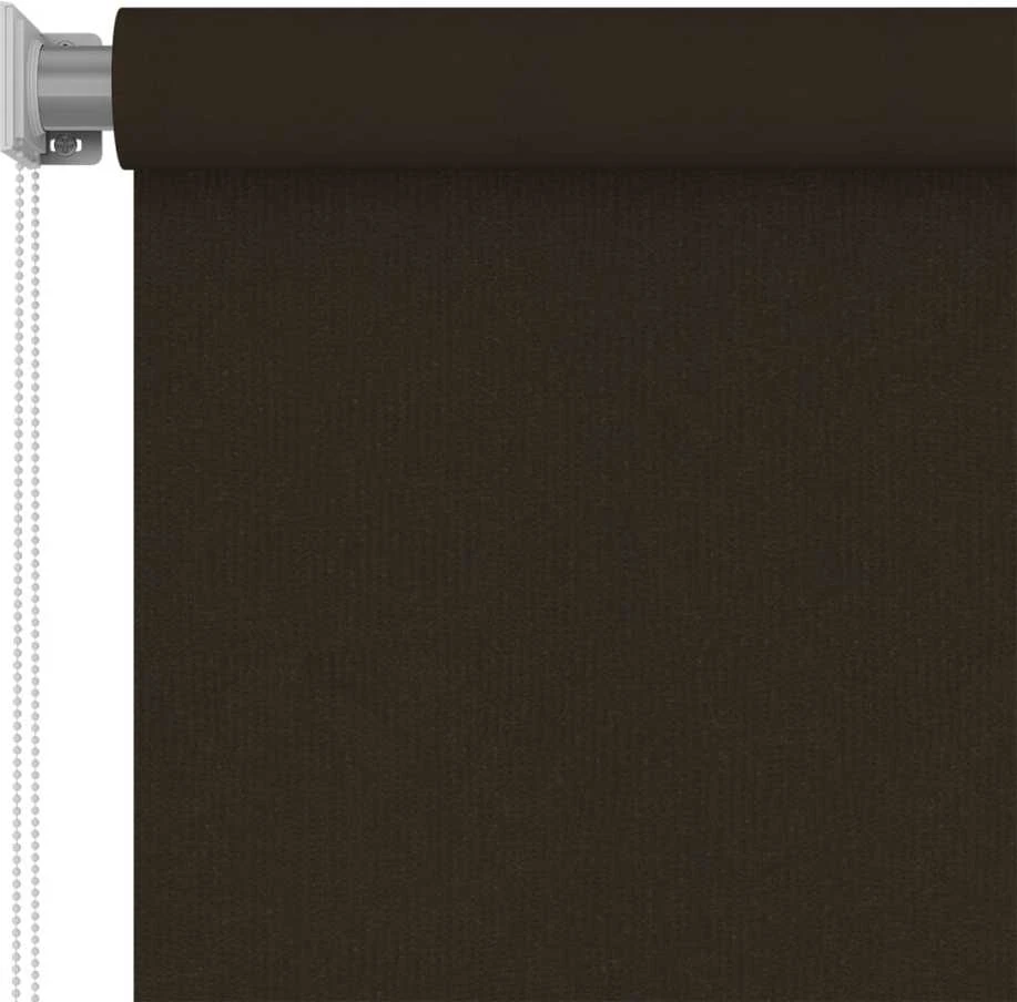 Lauko roletas, 145 (plotis) x 230 (aukštis) cm, rudos spalvos, HDPE