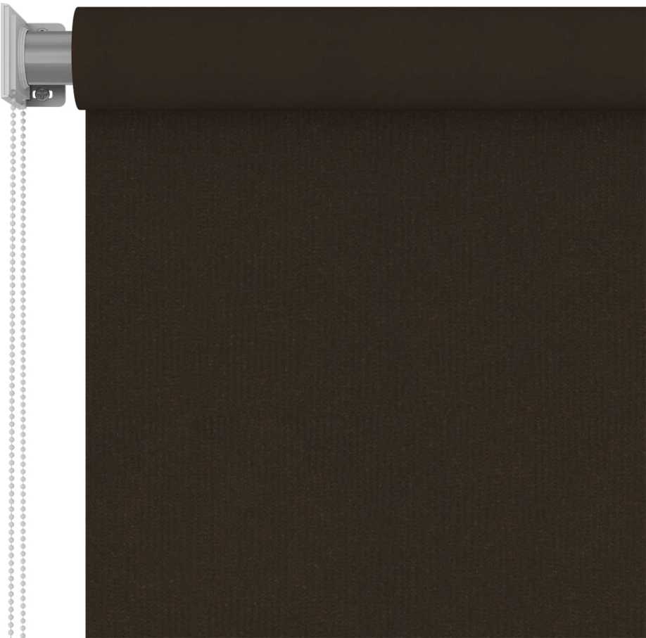 Lauko roletas, 165 (plotis) x 230 (aukštis) cm, rudos spalvos, HDPE