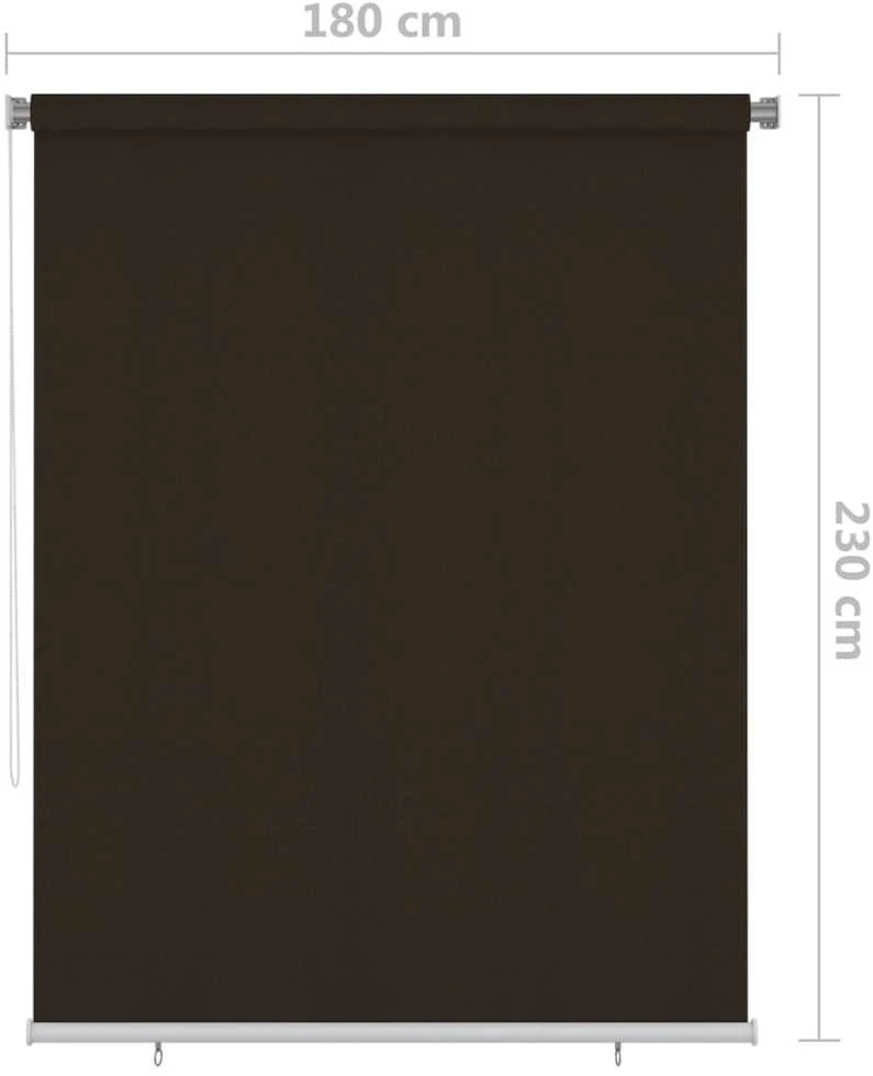 Lauko roletas, 185 (plotis) x 230 (aukštis) cm, rudos spalvos