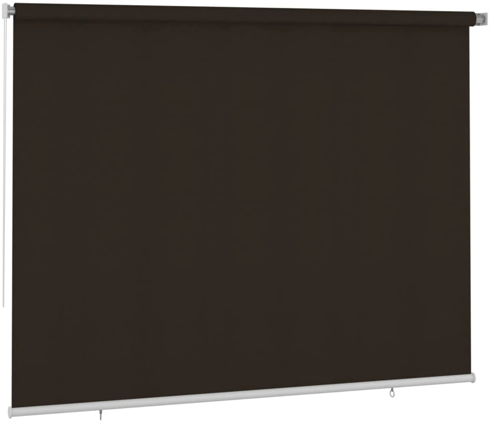 Lauko roletas, 305 (plotis) x 230 (aukštis) cm, rudos spalvos, HDPE
