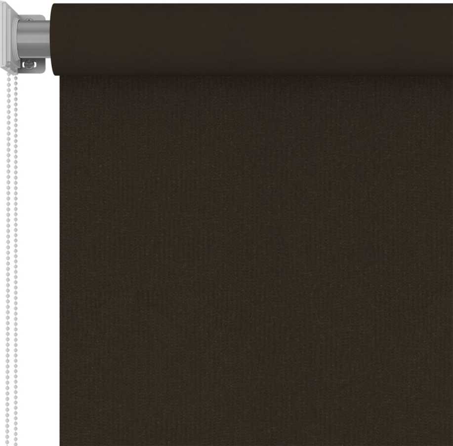 Lauko roletas, 65 (plotis) x 230 (aukštis) cm, rudos spalvos, HDPE