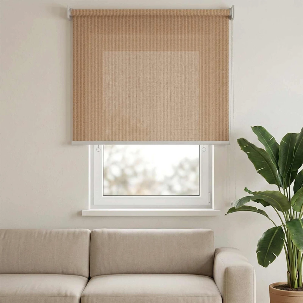 Lauko roletas, 85 (plotis) x 140 (aukštis) cm, smėlio spalvos