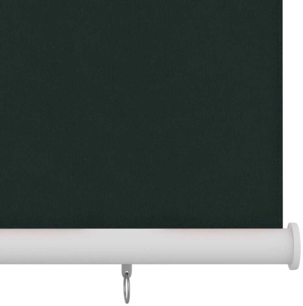 Lauko roletas, 125 (plotis) x 230 (aukštis) cm, tamsiai žalios spalvos, HDPE