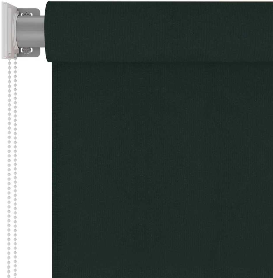 Lauko roletas, 65 (plotis) x 230 (aukštis) cm, tamsiai žalios spalvos, HDPE