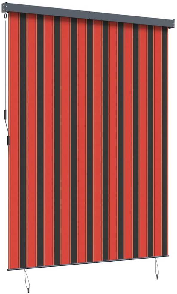 Roletas Oranžinė ir ruda 220 x 250 cm Audinys ir aliuminis