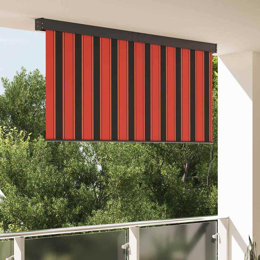 Roletas Oranžinė ir ruda 220 x 250 cm Audinys ir aliuminis