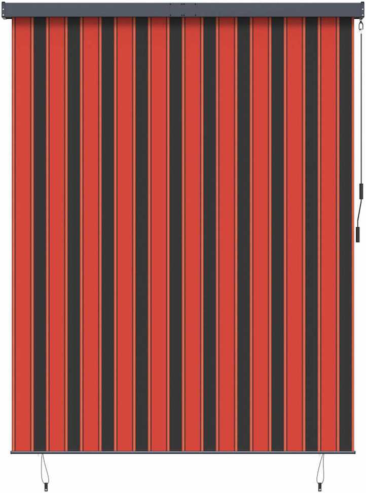 Roletas Oranžinė ir ruda 220 x 250 cm Audinys ir aliuminis