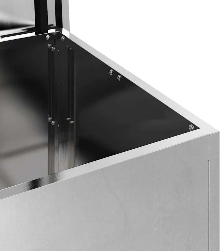 Sodo saugojimo pagalvių dėžė Galvanizuotas plienas 117 L
