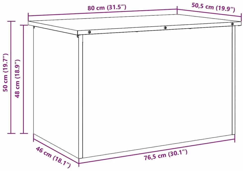 Sodo saugojimo pagalvių dėžė Galvanizuotas plienas 175 L