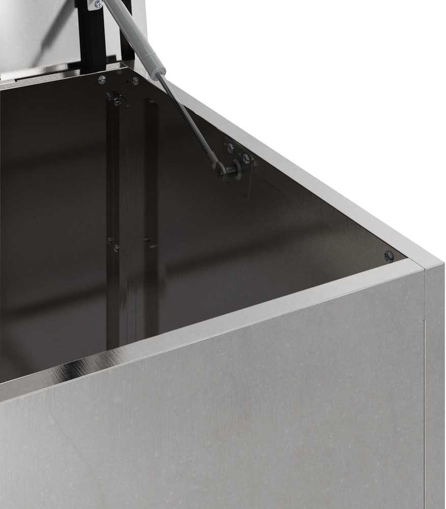 Sodo saugojimo pagalvių dėžė Galvanizuotas plienas 220 L