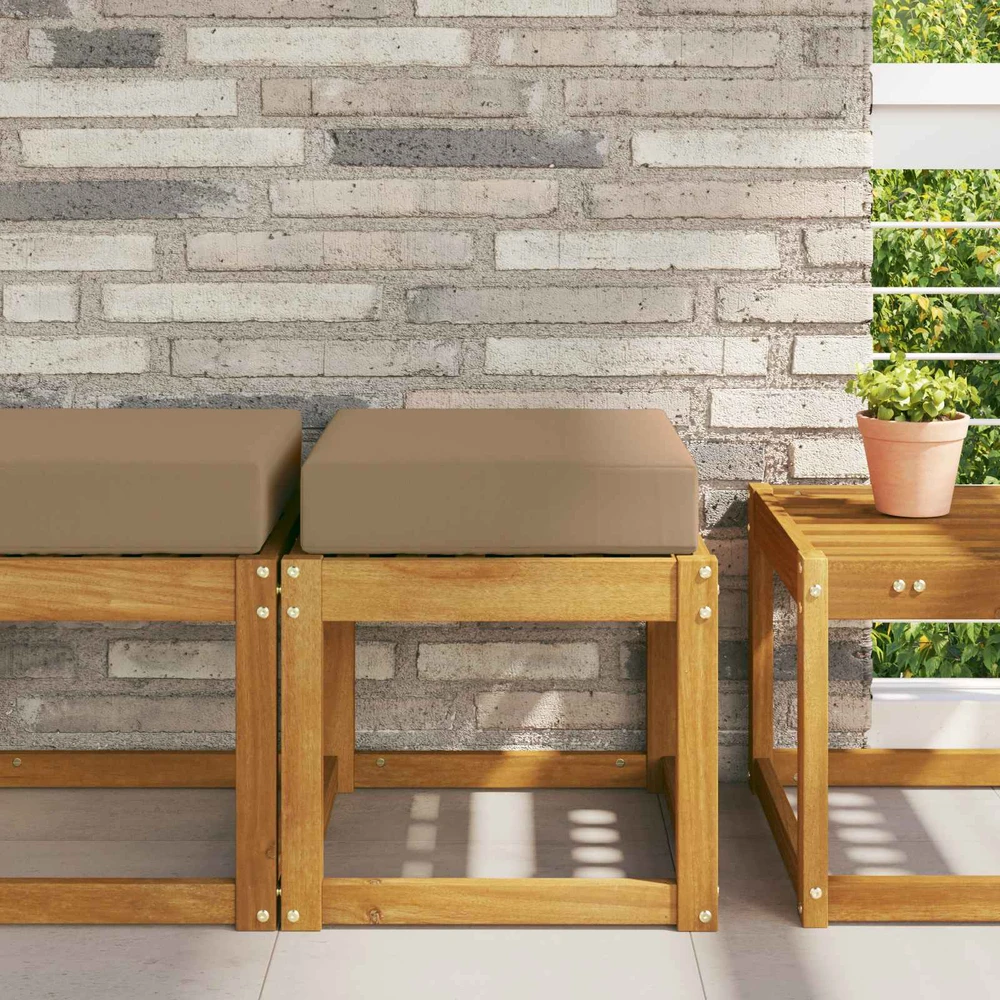 Lauko Sėdimosios Pagalvė 100% poliesteris Taupe 40 x 40 x 8 cm