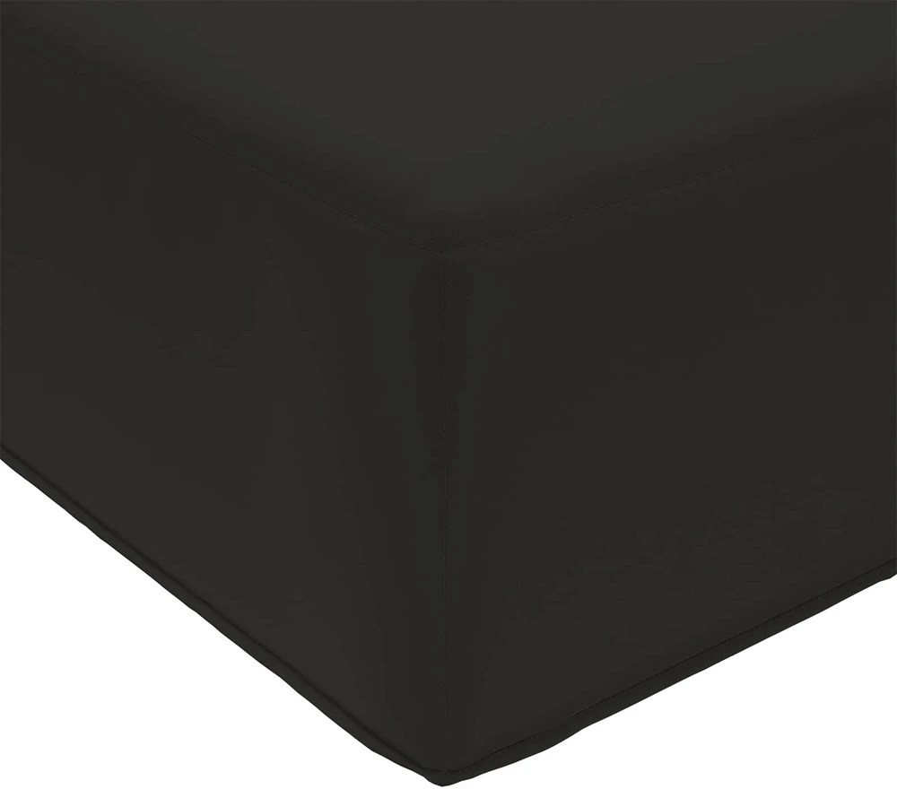 Lauko Sėdimosios Pagalvė 100% poliesteris Juoda 80 x 40 x 8 cm