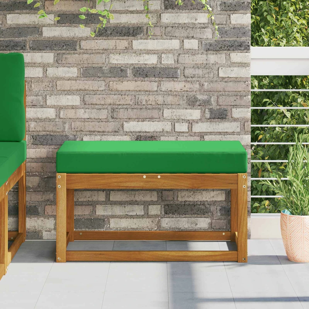 Lauko Sėdimosios Pagalvė 100% poliesteris Žalia 80 x 40 x 8 cm